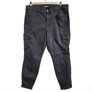 Level 99 Dark Grey Cargo Jean Plus Size 18W